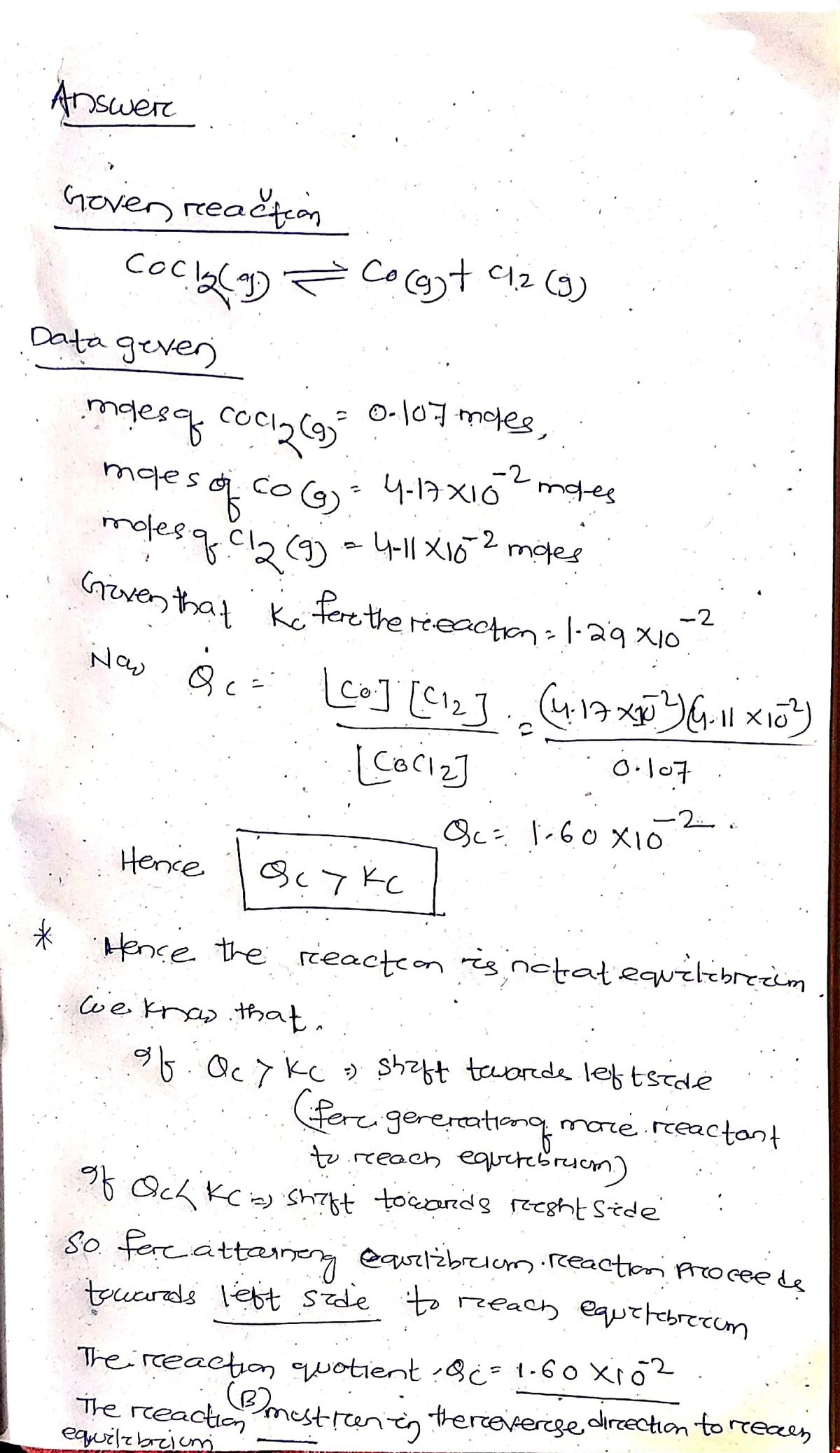 Chemistry homework question answer, step 1, image 1